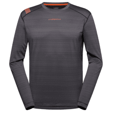 Tricou cu mânecă lungă La Sportiva TOUR LONG SLEEVE Men Carbon/Cherry Tomato