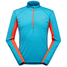 Pulover La Sportiva SWIFT LONGSLEEVE Men Tropic Blue/Cherry Tomato