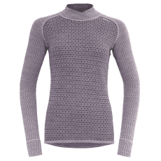 Tricou cu mânecă lungă Devold Kvitegga Merino 230 Cross Neck Women 167A ORCHID