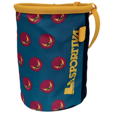 Geantă La Sportiva Climbing On The Moon Chalk Bag Turchese/Giallo