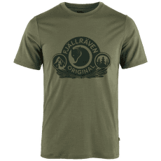 Tricou cu mânecă scurtă Fjällräven Abisko Wool Classic SS Men Laurel Green