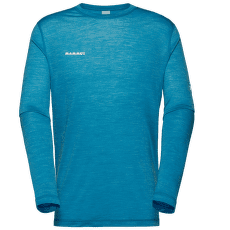 Tricou cu mânecă lungă Mammut  Tree Wool FL Longsleeve Men 50629 glacier blue melange