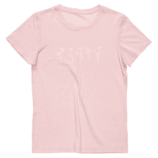 Tricou cu mânecă scurtă Devold Classic Flowers Tee Women 150A CHALK PINK