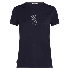 Tricou cu mânecă scurtă Icebreaker Merino 150 Tech Lite SS Tee Lancewood Women Midnight Navy