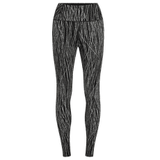 Colanți Icebreaker Merino 260 Tech Vertex High Rise Leggings Delta Women BLACK/SNOW/J