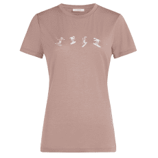 Tricou cu mânecă scurtă Icebreaker Merino 150 Tech Lite SS Tee Snow Day Women SUMMIT