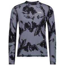 Tricou cu mânecă lungă Mons Royale Cascade Merino Flex 200 LS Mtn Pixel Grey