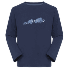 Tricou cu mânecă lungă Mammut MAMMUT CORE LONGSLEEVE KIDS LOGO marine 5118