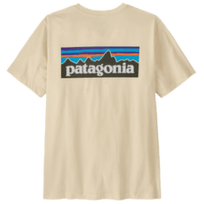 Tricou cu mânecă scurtă Patagonia P-6 Logo T-Shirt Men Undyed Natural
