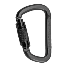 Carabină Rock Empire Steel Carabiner D KL-2T Black černá 008