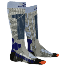 Șosete pentru genunchi X-Bionic Ski Rider 4.0 Women STONE GREY MELANGE/MINERAL BLU