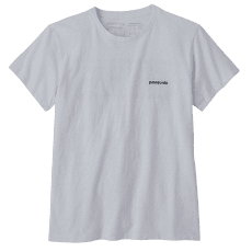 Tricou cu mânecă scurtă Patagonia P-6 Logo Responsibili-Tee Women White