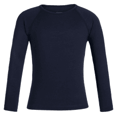 Tricou cu mânecă lungă Icebreaker Oasis LS Crewe Kids Midnight Navy