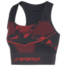 Sutien La Sportiva FOCUS II TOP Women Black/Cherry Tomato