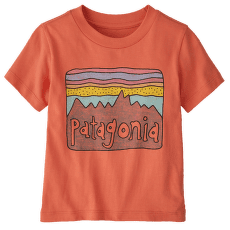 Tricou cu mânecă scurtă Patagonia Fitz Roy Skies T-Shirt Kids Coho Coral