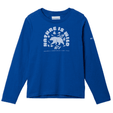 Tricou cu mânecă lungă Columbia Dobson Pass™ Long Sleeve Graphic Tee Boys Mountain Blue, Fun Forager 435