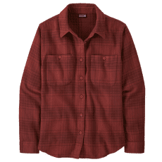 Cămașă cu mânecă lungă Patagonia Fjord Flannel Shirt Women Cascade: Oxide Red