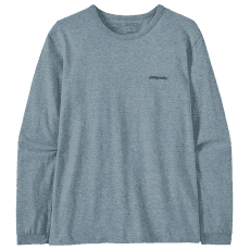 Tricou cu mânecă lungă Patagonia Long-Sleeved P-6 Logo Women Thermal Blue