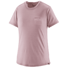 Tricou cu mânecă scurtă Patagonia Cap Cool Merino Graphic Shirt Women Fitz Roy Strata: Stormy Mauve