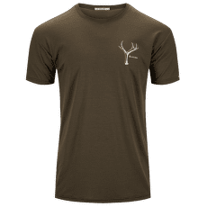Tricou cu mânecă scurtă Aclima LightWool Tee Print Horn Men Tarmac
