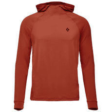 Tricou cu mâneci lungi Black Diamond LS Alpenglow Hoody Men Burnt Sienna