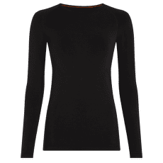 Tricou cu mânecă lungă Icebreaker Merino 260 ZoneKnit™ Seamless LS Crewe Women BLACK