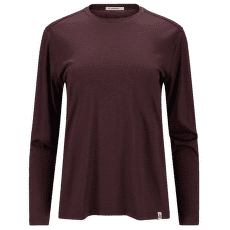 Tricou cu mânecă lungă Aclima LightWool 180 Crewneck Women Chocolate Plum