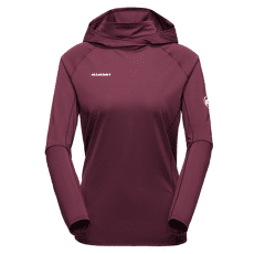 Tricou cu mânecă lungă Mammut Selun FL Sun Hoody Women 3800 vin