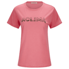 Tricou cu mânecă scurtă Aclima LightWool Tee Logo Women Sun Kissed Coral