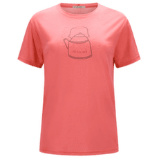 Tricou cu mânecă scurtă Aclima LightWool 140 Classic Tee Kettle Women Sun Kissed Coral