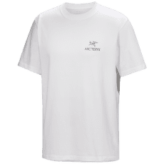 Tricou cu mânecă scurtă Arcteryx Kragg SL Cotton Bird Word SS Men White Light / Black