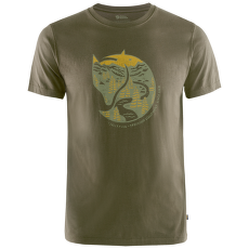 Tricou cu mânecă scurtă Fjällräven Arctic Fox T-Shirt Men Dark Olive