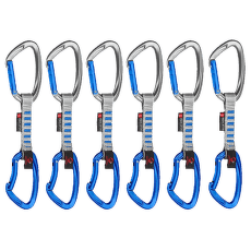 Set expres Mammut Crag Keylock Indicator 6-Pack Quickdraws silver-ultramarine