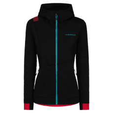 Hanorac La Sportiva MOOD HOODY Women Black/Hibiscus