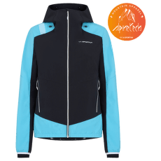 Jachetă La Sportiva AEQUILIBRIUM SOFTSHELL JACKET Women Black/Malibu Blue