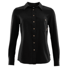 Tricou cu mânecă scurtă Aclima LeisureWool Woven Wool Shirt Women Jet Black