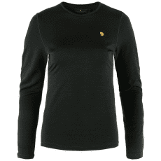 Tricou cu mânecă lungă Fjällräven Bergtagen Thinwool LS Women Black