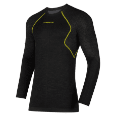 Tricou cu mânecă lungă La Sportiva WOOL40 AERO LONGSLEEVE Men Black/Yellow