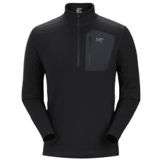 Tricou cu mânecă lungă Arcteryx Rho Heavyweight Zip Neck Men Black