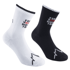 Șosete La Sportiva FOR YOUR MOUNTAIN SOCKS Black/White