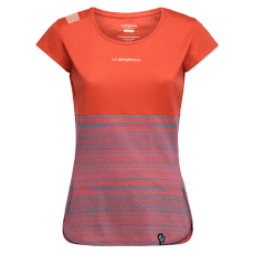 Tricou cu mânecă scurtă La Sportiva LIDRA T-SHIRT Women Cherry Tomato/Moonlight