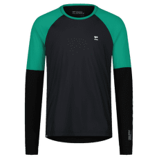 Tricou cu mânecă lungă Mons Royale Tarn Merino Shift Wind Jersey Men Pop Green / Black