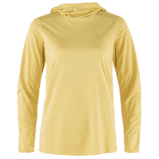 Tricou cu mânecă lungă Fjällräven Abisko Sun-hoodie Women Mais Yellow