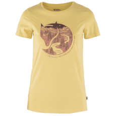 Tricou cu mânecă scurtă Fjällräven Arctic Fox Print T-Shirt Women Mais Yellow