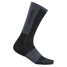 Șosete Icebreaker Merino Run+Ultralight Crew Men BLACK/GRAPHITE