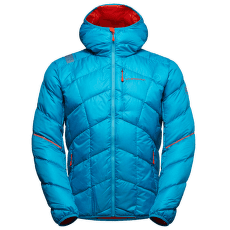 Jachetă La Sportiva PINNACLE DOWN Jacket Men Tropic Blue/Cherry Tomato