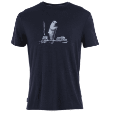 Tricou cu mânecă scurtă Icebreaker Merino 150 Tech Lite SS Tee Polar Paddle Men Midnight Navy