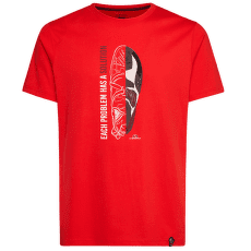 Tricou cu mânecă scurtă La Sportiva SOLUTION T-SHIRT Mountain Red