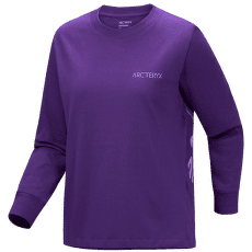 Tricou cu mânecă lungă Arcteryx Kragg Cotton Bird Crew LS Women Azalea / Aster
