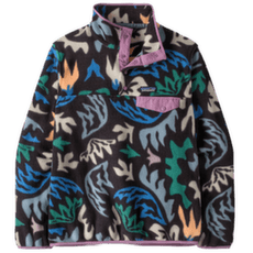 Hanorac Patagonia Lightweight Synch Snap-T Pulover Women Kaleido: Black